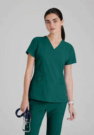 Pulse Anti-Static V-Neck Scrub Top