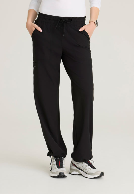Bounce 6-Pocket Bungee Hem Wide Leg Pant