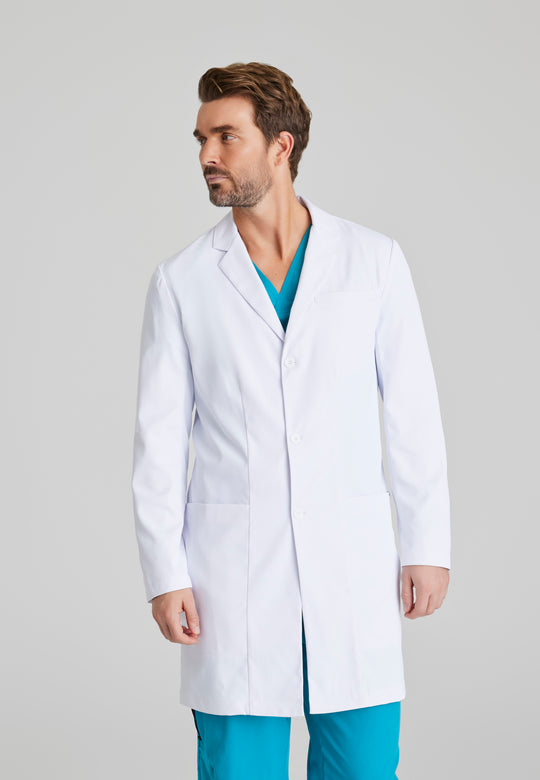 Verse Men's 38 Inch 3 Button Lab Coat