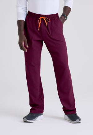 Thomas Men's 4-Pocket Elastic Waistband Straight Leg Pant