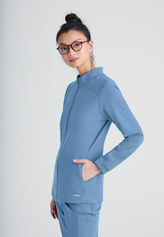 Virtue 3-Pocket Stand-Up Collar Ciclo® Scrub Jacket
