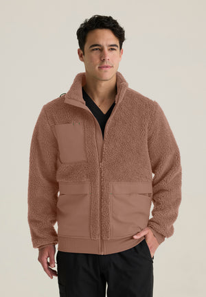 Randin Men's 5-Pocket Mock Neck Zip Front Jacket