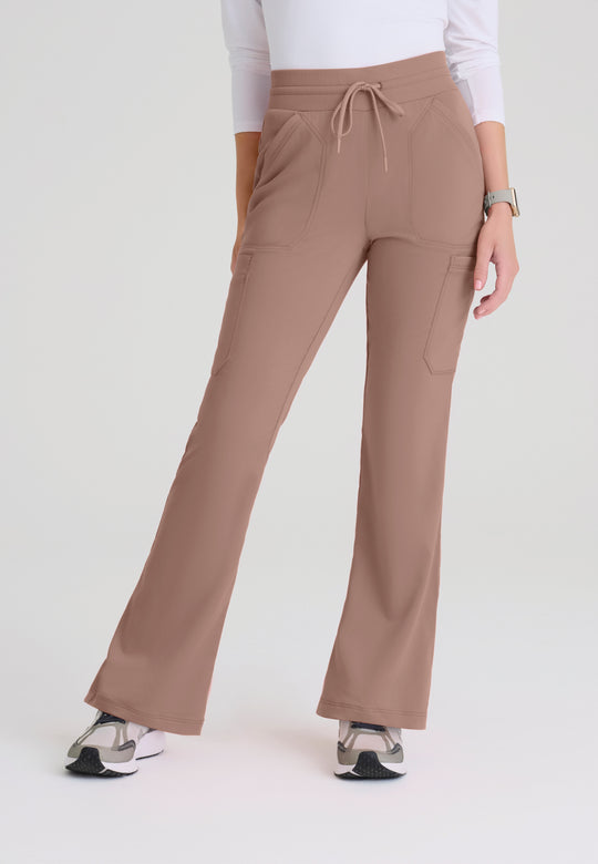 Kristi 7-Pocket Knit Waistband Fit & Flare Pant