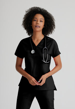 Bree 1-Pocket Tuck-In Scrub Top