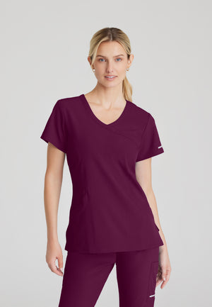 Reliance 3-Pocket Crossover V-Neck Scrub Top
