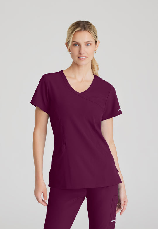 Reliance 3-Pocket Crossover V-Neck Scrub Top