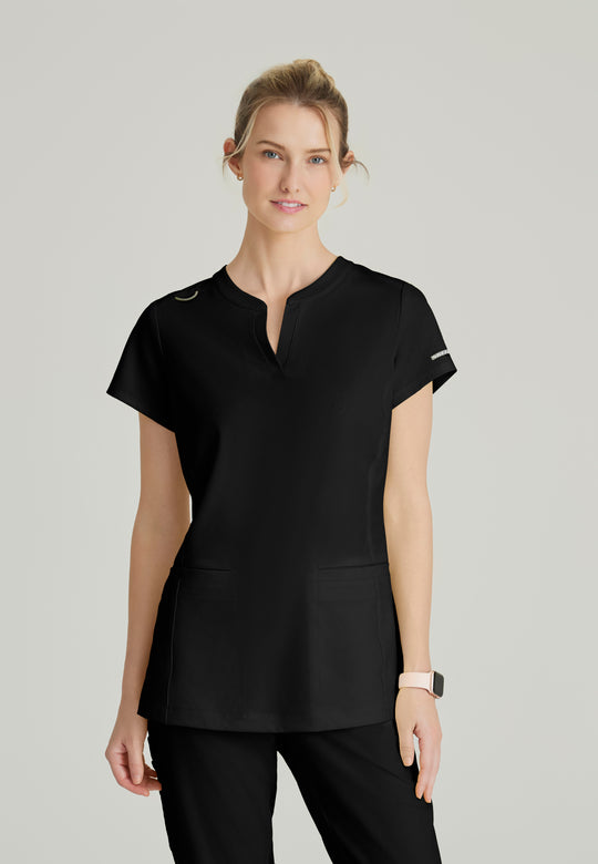 Coast Placket V-Neck Top