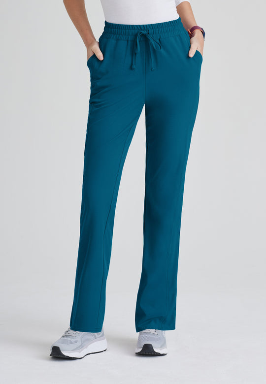 Gamma 6-Pocket Mid-Rise Tapered Leg Scrub Pant