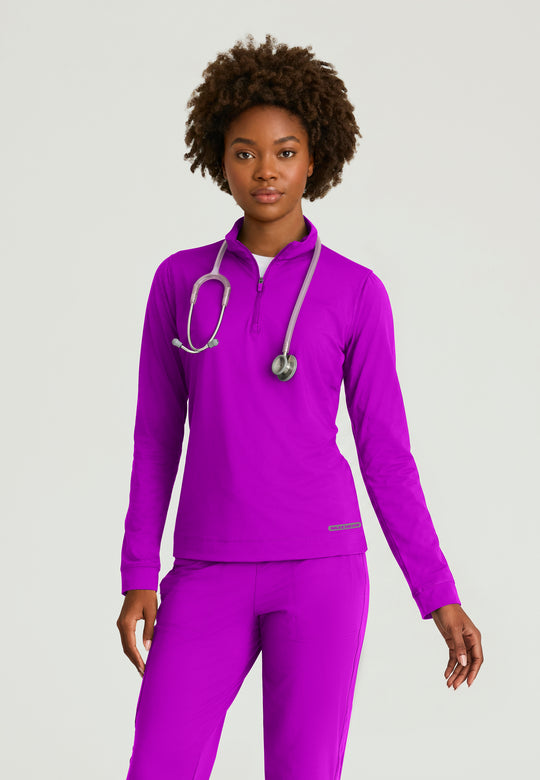 Atlas Women's Mock Neck Long Sleeve Top