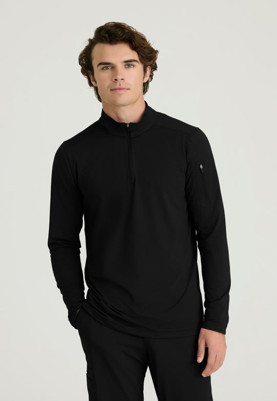 Propel Men's Mock Neck Long Sleeve Top
