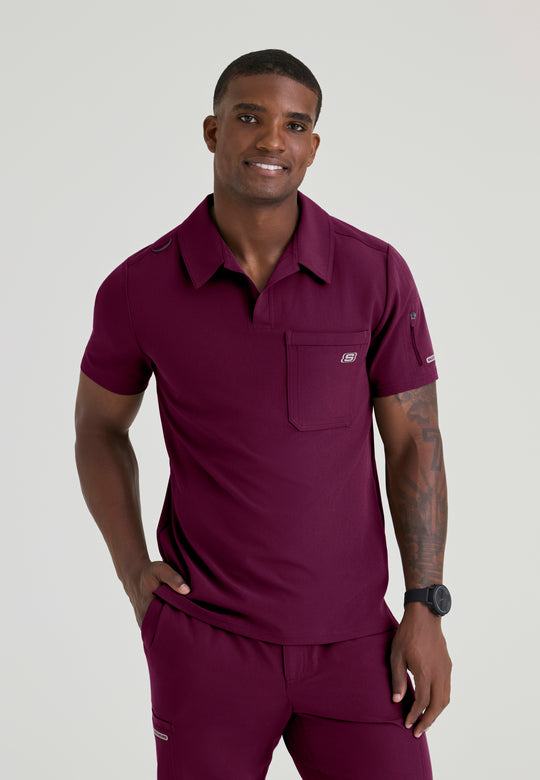 Merit Men's 3-Pocket Collared Neck Top