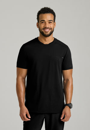 Rebound Men's 3-Pocket Rib Knit Crew Neck Top